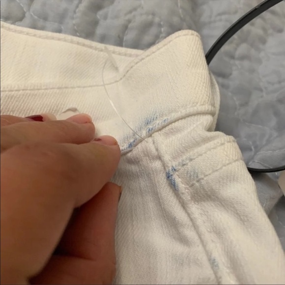 NWT Current/Elliott White The Stiletto Ankle Skinny Jeans Size 26 - Picture 11 of 11